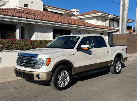 Ford Lobo Lariat Crew Cab 4x4 Usado 2013 Color Blanco Oxford Precio