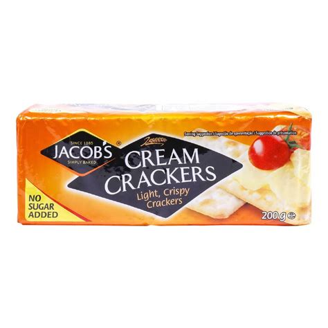 Amazon Jacob S Cream Cracker No Added Sugar 200G Pack Of 6 CDs