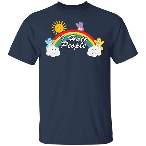 Sun Bears Rainbow I hate people shirt, sweatshirt, hoodie