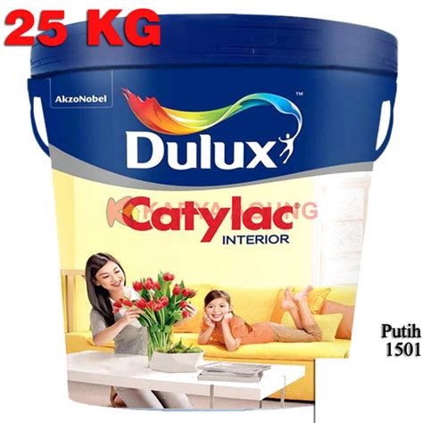 Jual Dulux CATYLAC Interior White 1501 Cat Tembok Putih 25 KG Pail ...