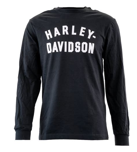 Vm Harley Davidson Longsleeve Staple Schwarz Im Thunderbike Shop