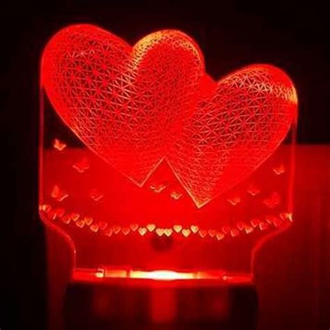 Decorative Acrylic 3d Illusion Led Red Night Lamp At Rs 75 Piece Led Night Lamp In Rajkot Id