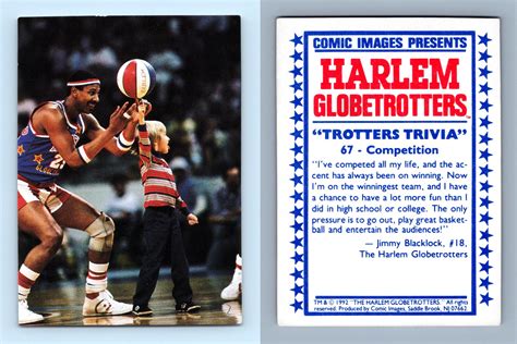 Competition 67 Harlem Globetrotters 1992 Comic Images Trading Card