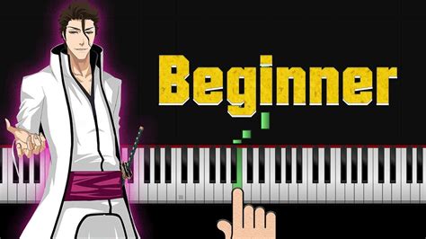 Bleach OST Clavar La Espada BEGINNER Piano Tutorial Music Sheets