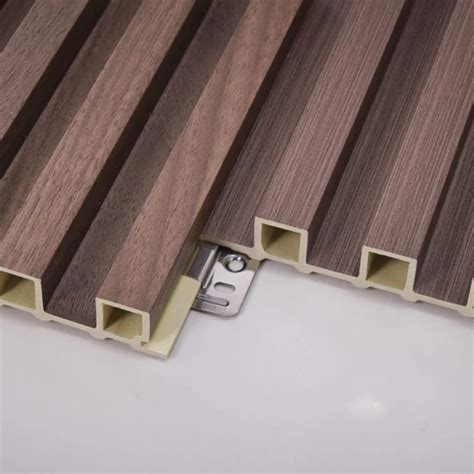 PVC Cladding Ceiling Panel Wall Covering Interior Flute Slat WPC PVC