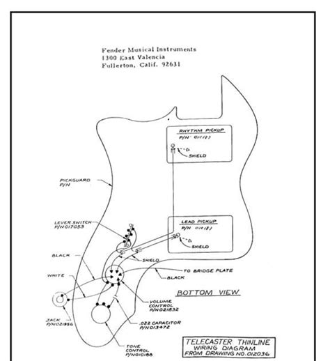 Fender Telecaster Wiring Diagram And Magenets