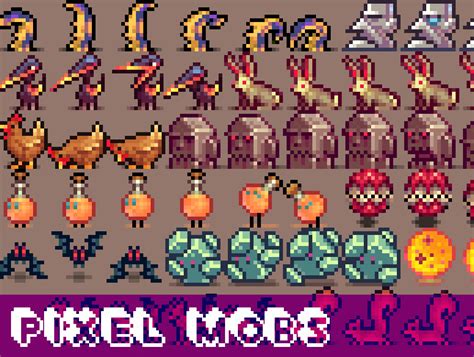 Pixel Mobs 2d Characters Unity Asset Store