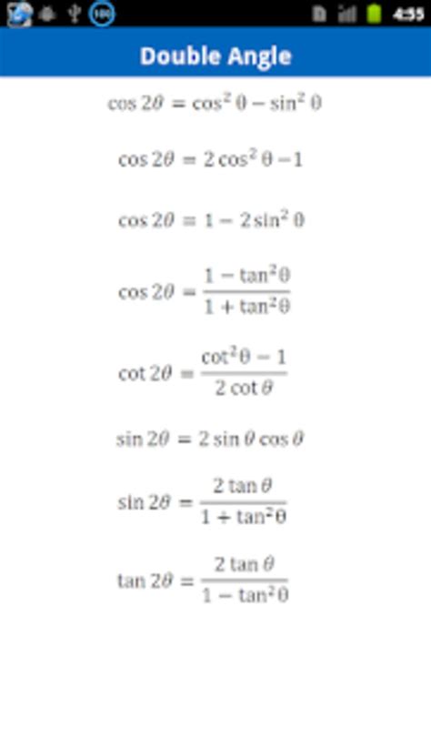 Trigonometry Formulas Free APK for Android - Download