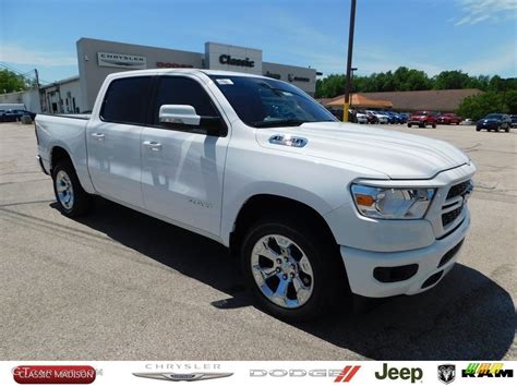 2020 Bright White Ram 1500 Big Horn Crew Cab 4x4 138232578 Car Color Galleries