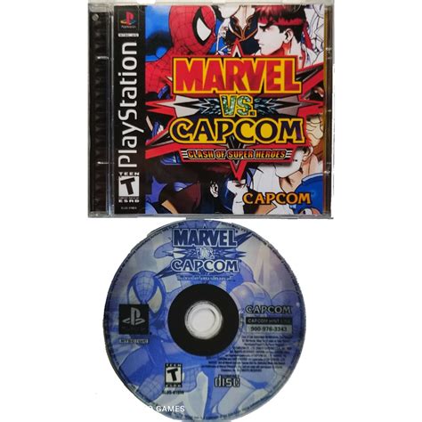 Marvel Vs Capcom Para Ps1 Shopee Brasil