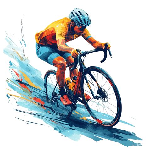 Cyclist Riding Bicycle, Cyclist, Bicycle, Bike PNG Transparent Image