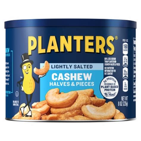 Planters Lightly Salted Cashews Halves Pieces 8 Oz Frys Food Stores