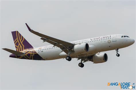 Pictures Of Vistara A320neo First Commercial Flight Bangalore Aviation