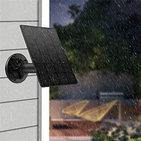 5w Solar Panel For Outdoor Wireless Security Camera Waterproof Solar Panel Continuously Power