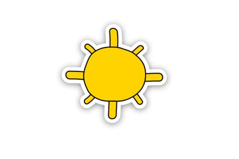 Sun Sticker Graphic By Inspirationstudio345 · Creative Fabrica