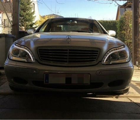 Led Tagfahrlicht Design Scheinwerfer F R Mercedes Benz S Klasse W