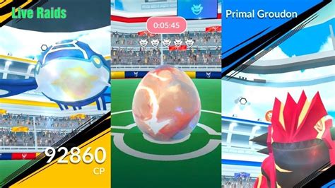 Live Primal Raids Pokemon Go Yagnik Youtube