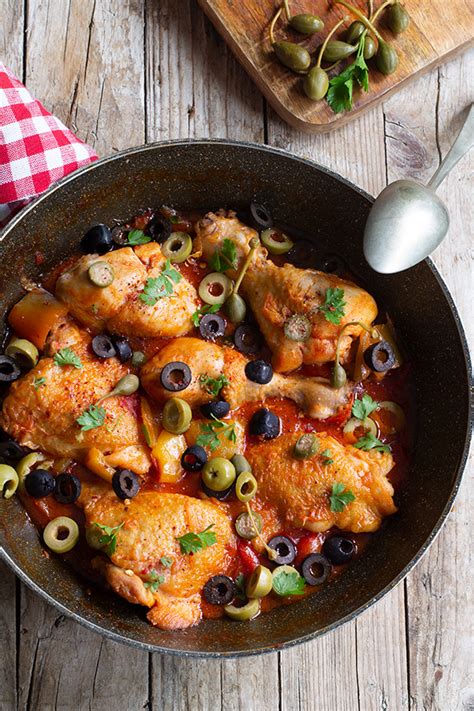 Pollo Ai Peperoni In Padella Con Capperi E Olive Le Mie RICETTE Con E Senza