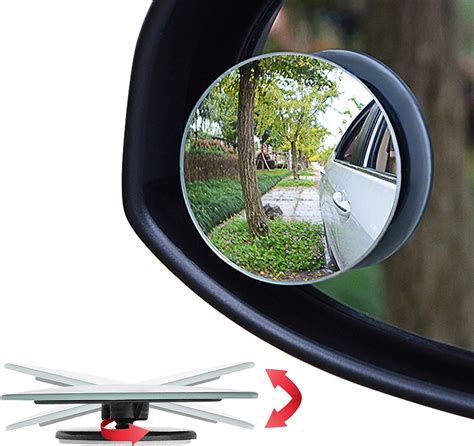 Amazon Ampper Blind Spot Mirror 2 Round HD Glass Frameless