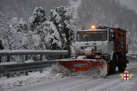 Meteo Allerta Gialla Per Neve Dalle Di Gioved Su Genova Savona