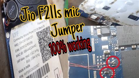 Jio F S Mic Solution Jio Phone Mic Change Lyf Jio F S Mic Jumper