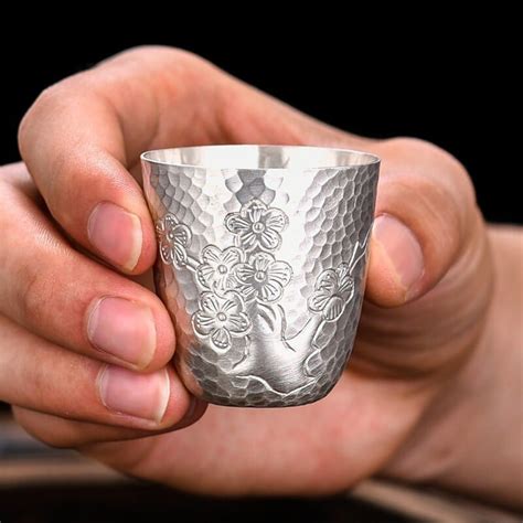 Sterling Silver Wine Cup Full Silver