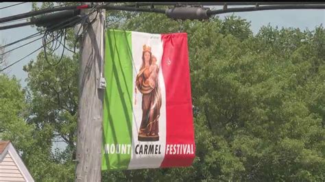 Our Lady Of Mount Carmel Kicks Off Th Annual Festival In Niles Youtube