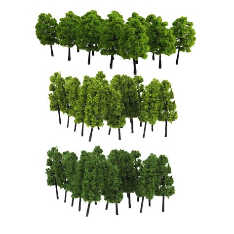 Stuks Mini Plastic Model Bomen Ho Z Grandado