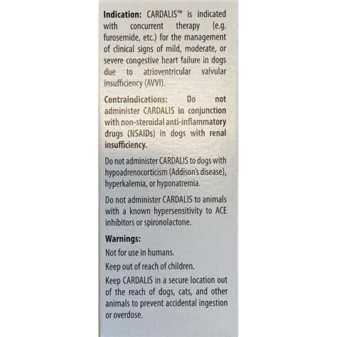 Cardalis Chewable Tablets For Dogs Allivet