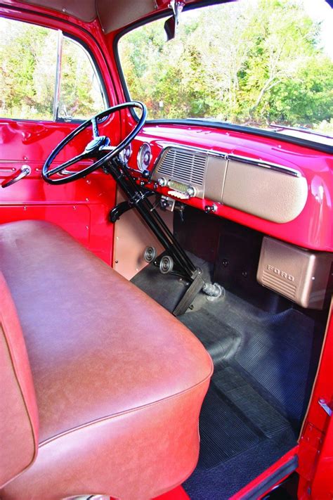 The Streetbeater 1951 Ford F 1 Ford Ford Racing Truck Interior