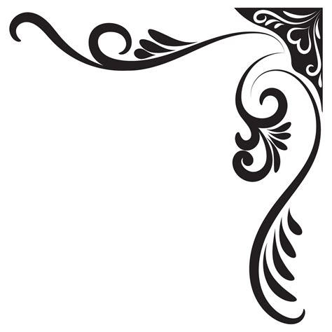 Thin Line Vintage Corner Medieval Period Of The Victorian Dynasty
