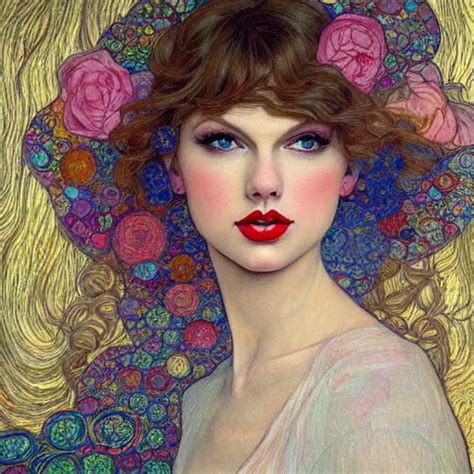 romantic painted portrait  taylor swift  james stable diffusion