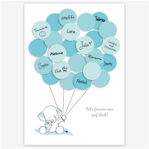 Babyparty G Stebild G Stebuch Deko Baby Shower Baby Etsy De