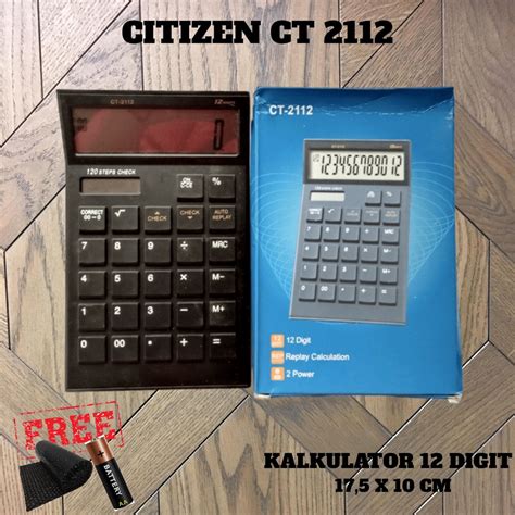 Jual Kalkulator Besar Steps Double Power Display Digit Ukuran