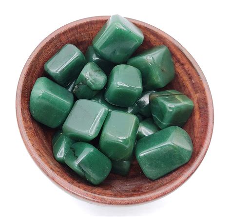 Buy Natural Green Jade Tumbled Stone Reiki Healing Crystals