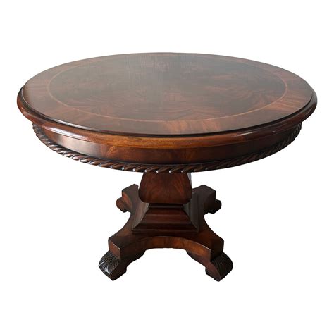 Late 20th Century Henredon “historic Natchez” Round Accent Table Chairish