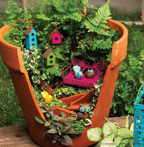 Broken Pots Turned Into Brilliant Diy Fairy Gardens Bored Panda