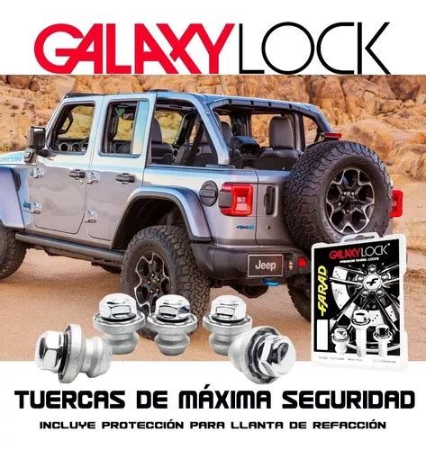 Jeep Wrangler Sport Tuercas De Seguridad Galaxylock Meses Sin Intereses