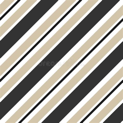 Stripes Beige And Black Diagonal Seamless Pattern Background