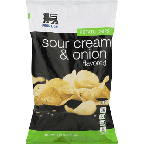 Food Lion Potato Chips Sour Cream Onion Bag 7 75 Oz Delivery Or