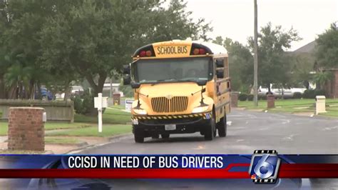 CCISD desperately needs bus drivers for start of school year