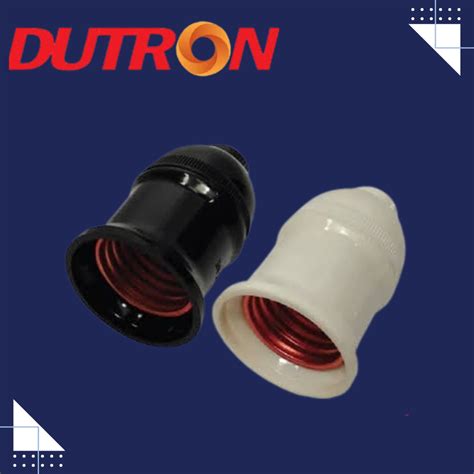 Jual Fitting Lampu Gantung Dutron Fitting Gantung Hitam Fitting Putih