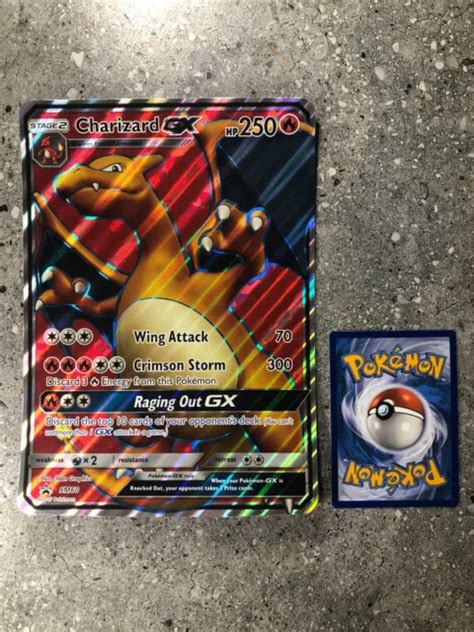 Pokemon Tcg Cards Charizard Gx Sm Full Art Black Star Promo Jumbo