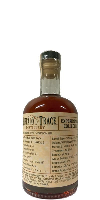 Buffalo Trace Experimental Collection 115 Rye Bourbon Whiskey 375ml 57