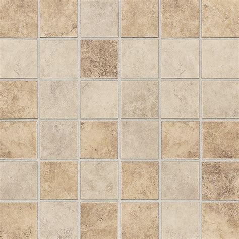 Daltile Rio Mesa Desert Sand 12 In X 12 In X 6 Mm Ceramic Mosaic Tile