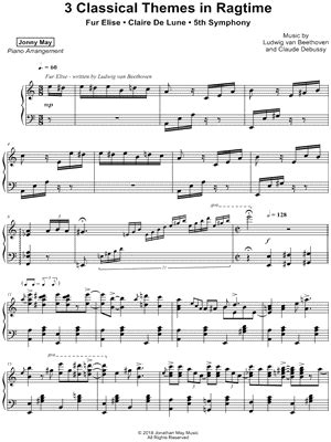 Free Sheet Music Beethoven Ludwig Van Fur Elise Piano Solo