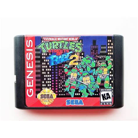 Streets Of Rage 2 Teenage Mutant Ninja Turtles Tartarugas Ninjas Tmnt