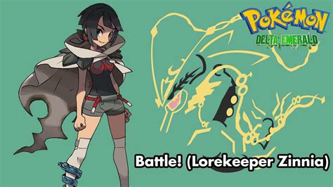 Battle Lorekeeper Zinnia Pokémon Delta Emerald YouTube