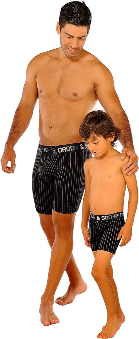 Daddy And Son Boxer Briefs Matching Stretch Underwear Set Fatherdad Son