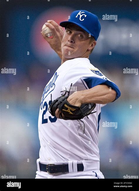 Kansas City Royals Starting Pitcher Zack Greinke Throws Against